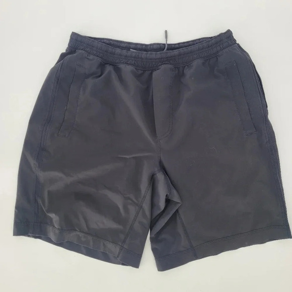 Lululemon Pace Breaker Shorts Running Active Lined 9” Black large - Picture 1 of 11